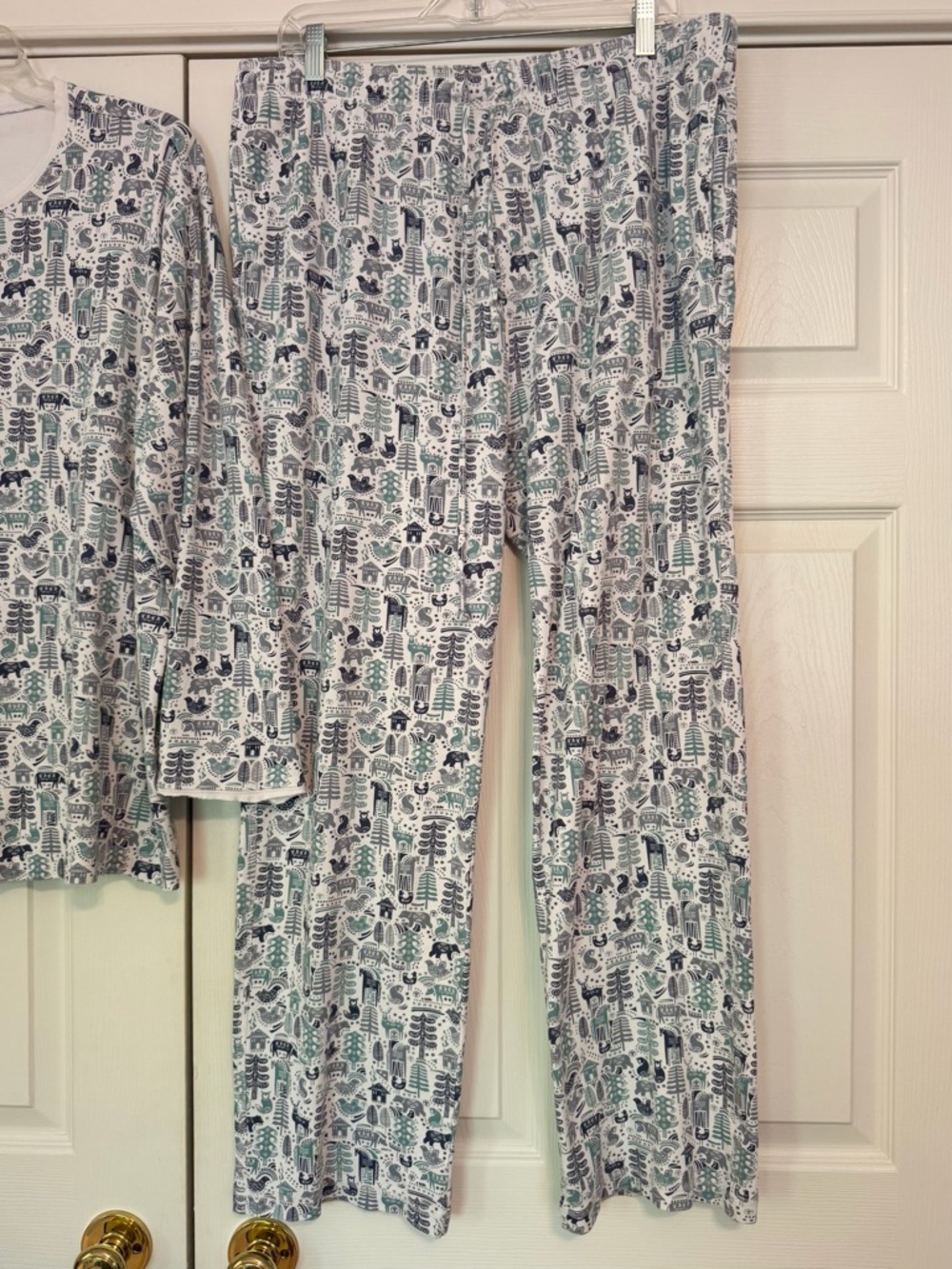 Roller Rabbit Nordic Folk Pima Cotton Pajamas XXL - Picture 3 of 14